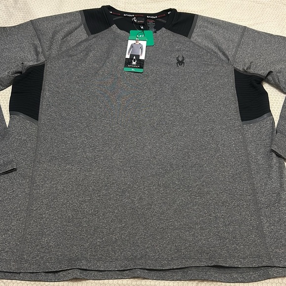 NWT Spyder Men’s Active Long Sleeves Shirt size XL - Picture 1 of 4